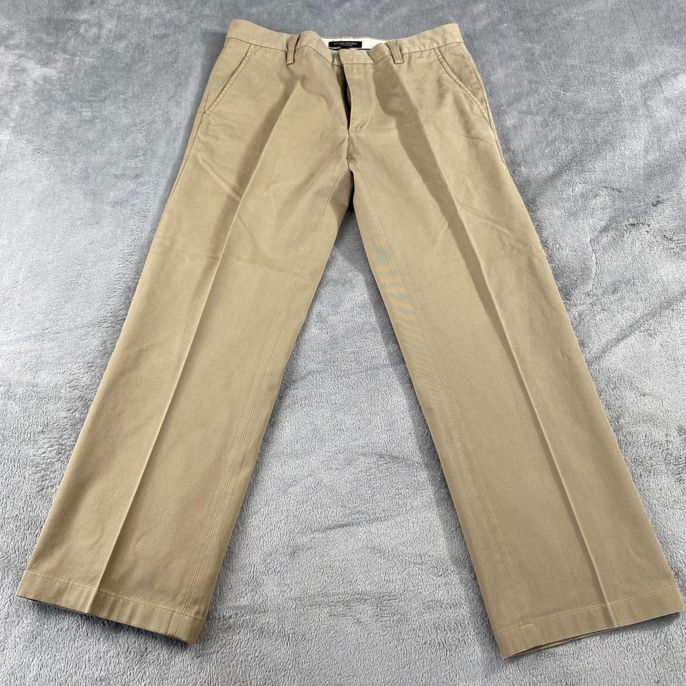 Banana Republic Chinos Mens 31x34 Khaki Tan Dawson Chino Straight Leg Cotton